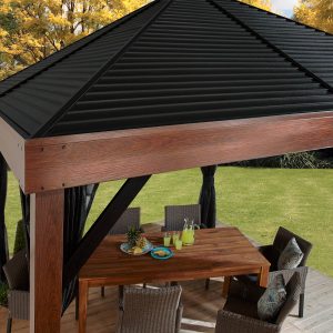 Paviljon pogled na streho