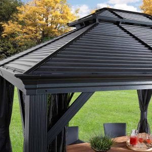 Paviljon streha in žleb