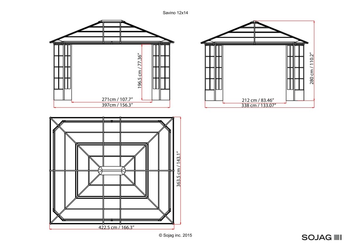 Skica čudovitega paviljona