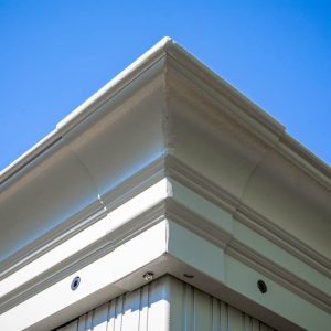 Streha in žleb paviljona