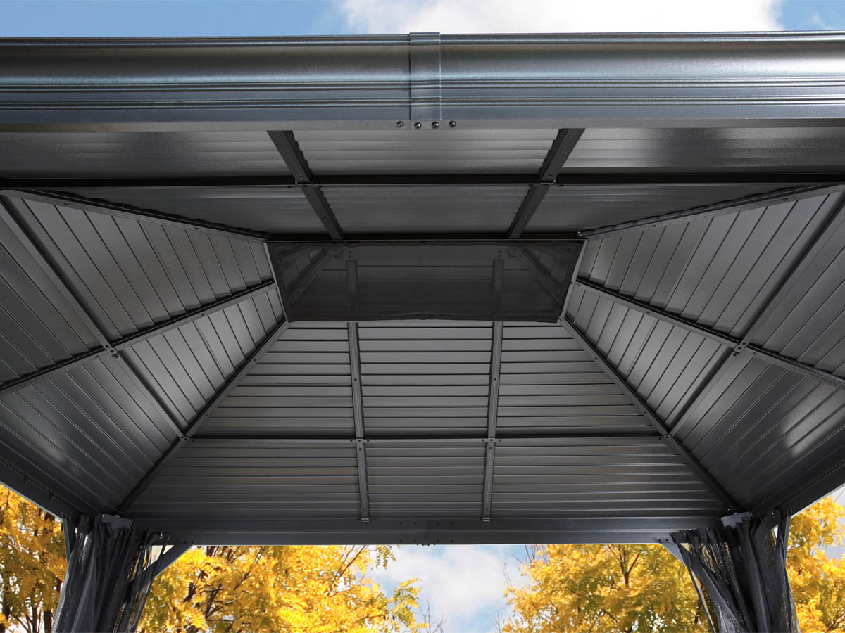 Streha paviljona od spodaj